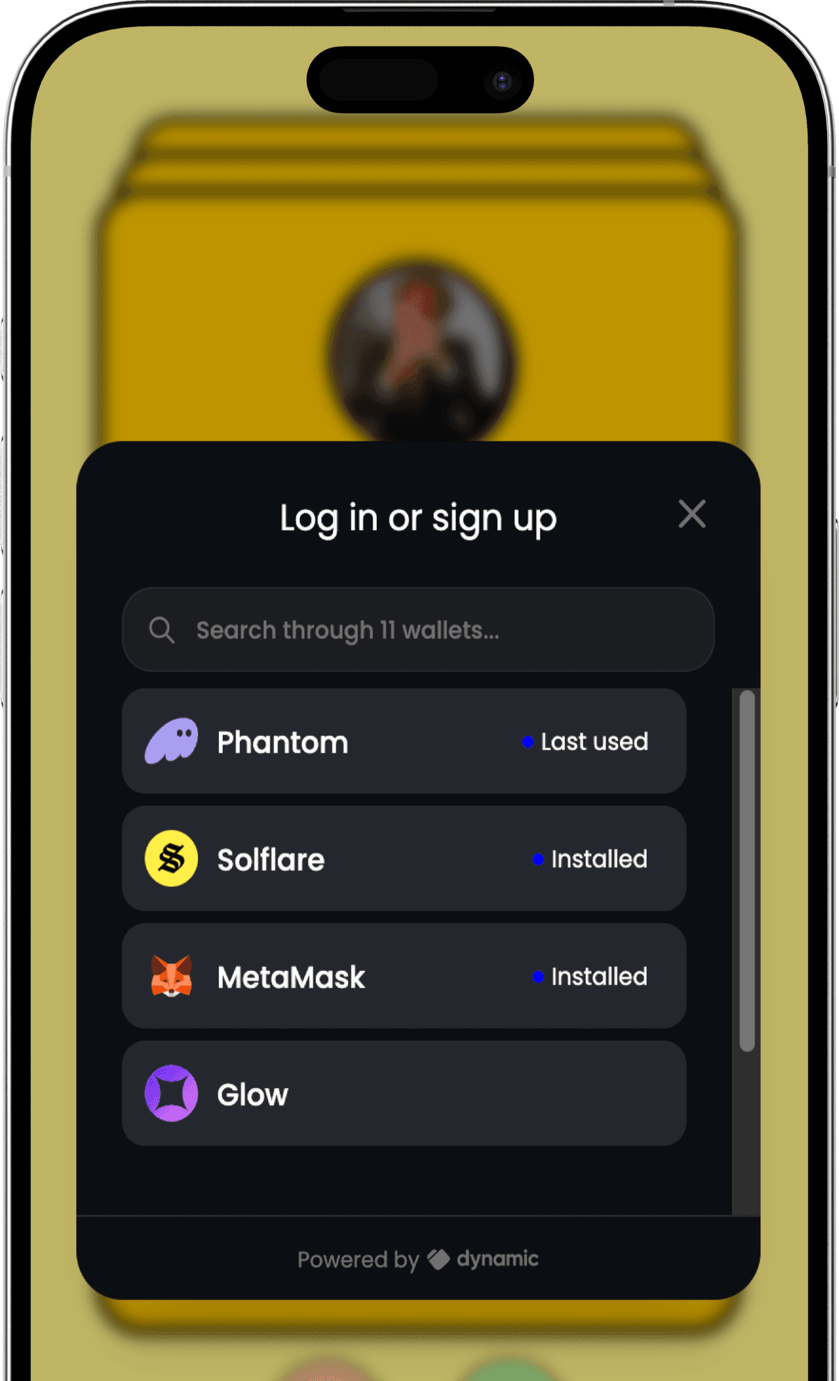 App mockup